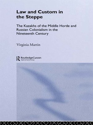 cover image of Law and Custom in the Steppe